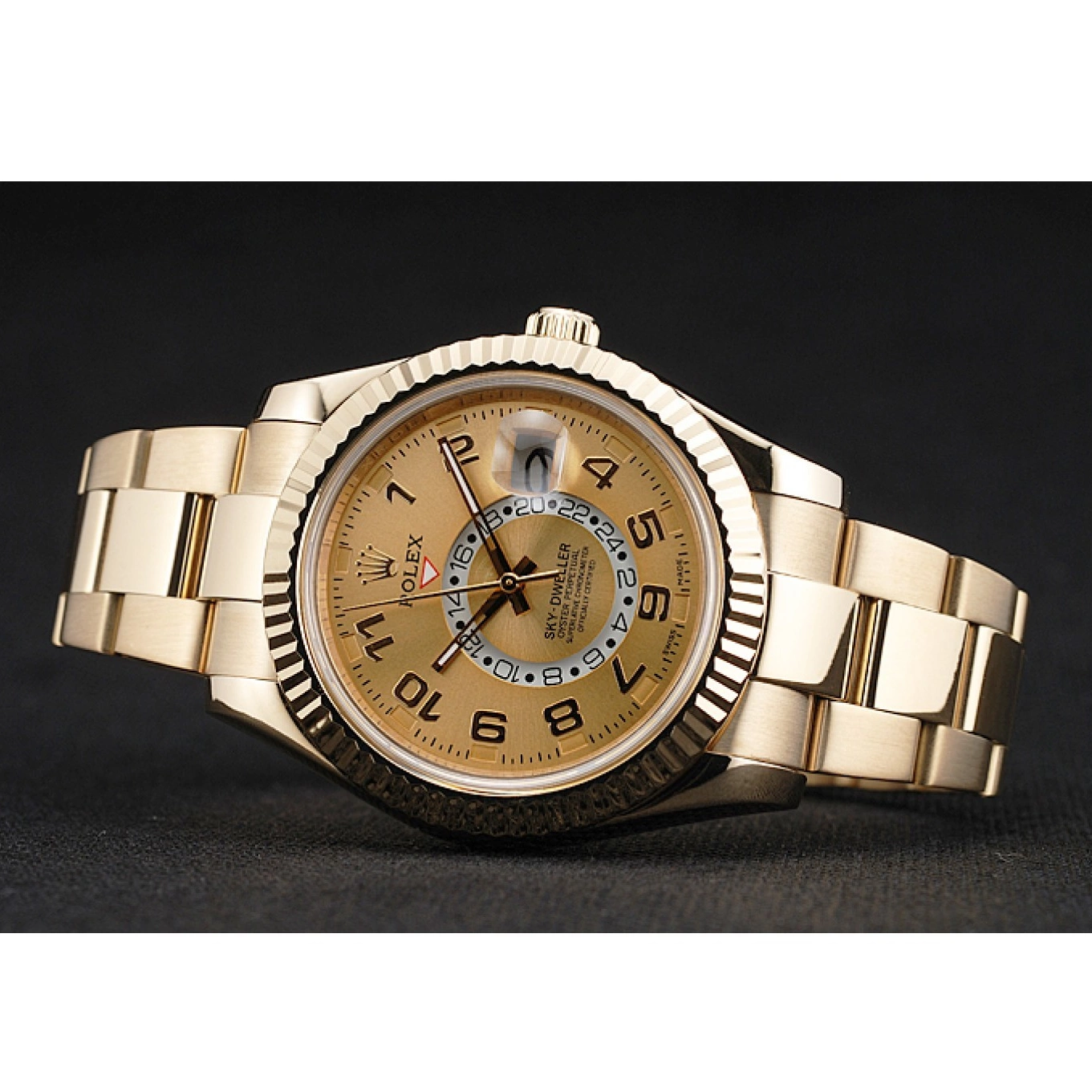 Aaa replica watch Perpetual Yellow 80243 Rolex Oyster Edition 2012 Gold Sky Special Dweller 0602